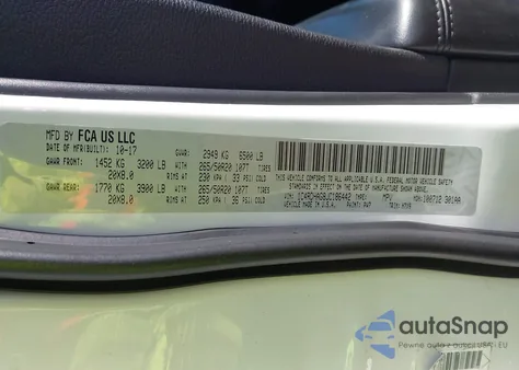 2018 Dodge Durango Sxt Rwd из США, поврежденный, VIN 1C4RDHAG8JC186442